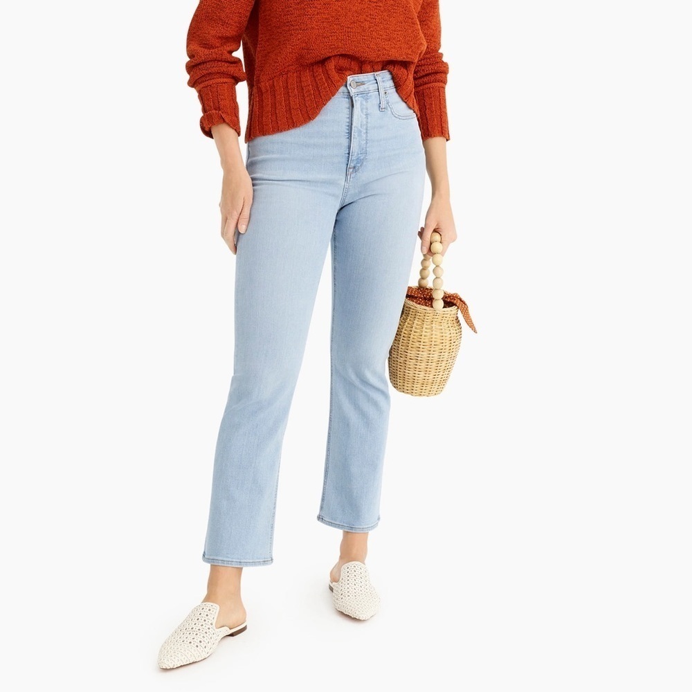 NEW J . Crew | Curvy Billie Demi Boot Jeans 37